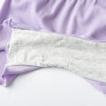 thumbnail image 2 of Lndajk Girls' Ribbed Cotton Shorts High-Waisted Elastic Waist with Bow Detail Mini Length Solid Color Casual Wear Purple 8Years, 2 of 4