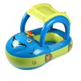 thumbnail image 1 of POINTERTECK 80 x 68 x 60cm Baby Sunshade Inflatable Swim Float Boat Swimming Pool Ring Raft with Sunshade Canopy for Baby Toddler Kids Infant Water Development Toys, 1 of 2