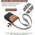 thumbnail image 4 of BOSTANTEN Small Crossbody Bags for Women Trendy Leather Phone Wallet Purses Handbags Adjustable Guitar Strap, 4 of 6