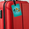 thumbnail image 5 of Wildflowers Wild Flowers Spring Nature Faux Leather Travel Luggage Tag, 5 of 7