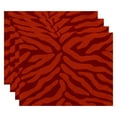 thumbnail image 5 of Simply Daisy 18" x 14" Animal Stripe Geometric Print Placemats, Set of 4, 5 of 6