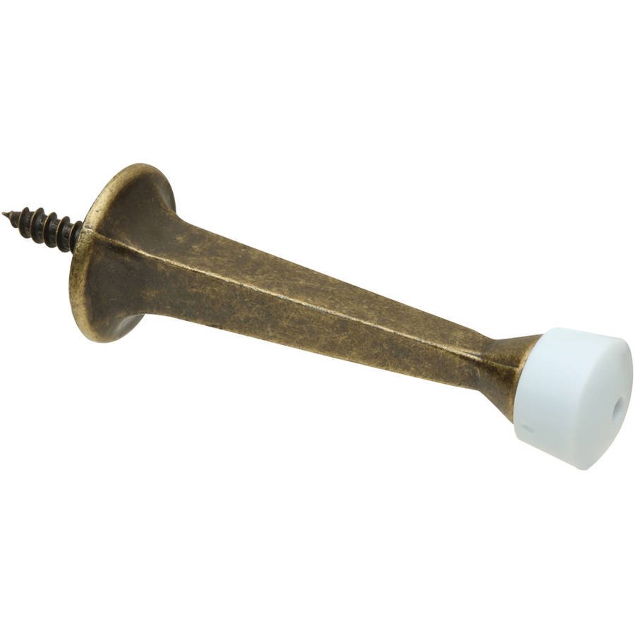 Stanley Hardware 755873 Antique Brass Rigid Door Stops