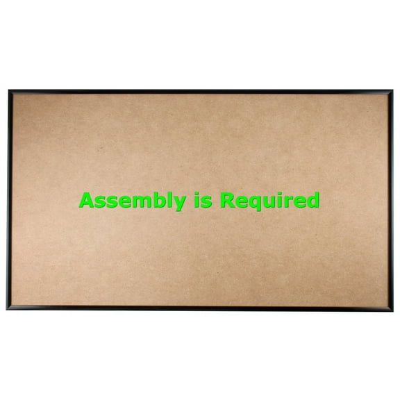 Quadro Frames 17x31 inch Picture Frame, Black, Style P375-3/8 inch Wide Molding