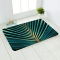 thumbnail image 4 of Tropical Palm Leaves Cactus a Pattern 40*60 Door Mat Flannel Carpet Doormat Indoor Floor Mats Anti-Slip Rug, 4 of 5