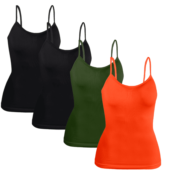 Set 4 Blusas Mujer Tirantes Unitalla Casual Blusa Crop Top Dama