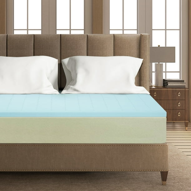 Best Price Mattress 1.5 Inch Gel Memory Foam Mattress Topper Walmart