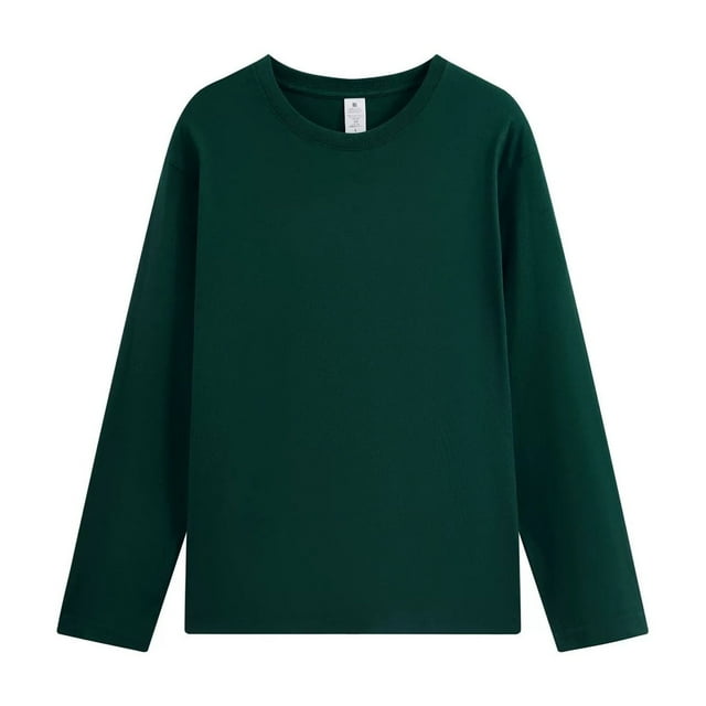 pstuiky camisa de manga larga para hombre, Camiseta informal de cuello redondo y manga larga para hombre, con estampado de Halloween, blusa camisetas de hombre m