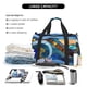 thumbnail image 5 of Balery Stained Glass Ocean Wave Bolsa de Gimnasio para Mujeres, Bolsa de Viaje con Bolsillo Húmedo, Bolsa de Fin de Semana para Mujeres, Bolsa de Viaje Resistente al Agua, 5 of 7