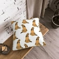 thumbnail image 5 of KLL German Shepherd Dog Decorative Throw Pillow Covers Velvet Soft for Couch Sofa Bedroom Living Room Outdoor (No pillow core)- 20"x20", 5 of 5