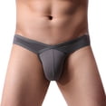 thumbnail image 5 of Summer Code Mens Sexy Micro Mesh Briefs Soft Breathable Bulge Pouch Underwear, 5 of 7