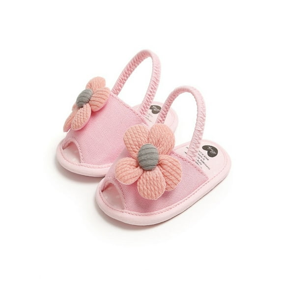 Summer Baby Boys Girls Flower Breathable Anti-Slip Shoes Sandals Toddler Soft Soled First Walkers Shoes