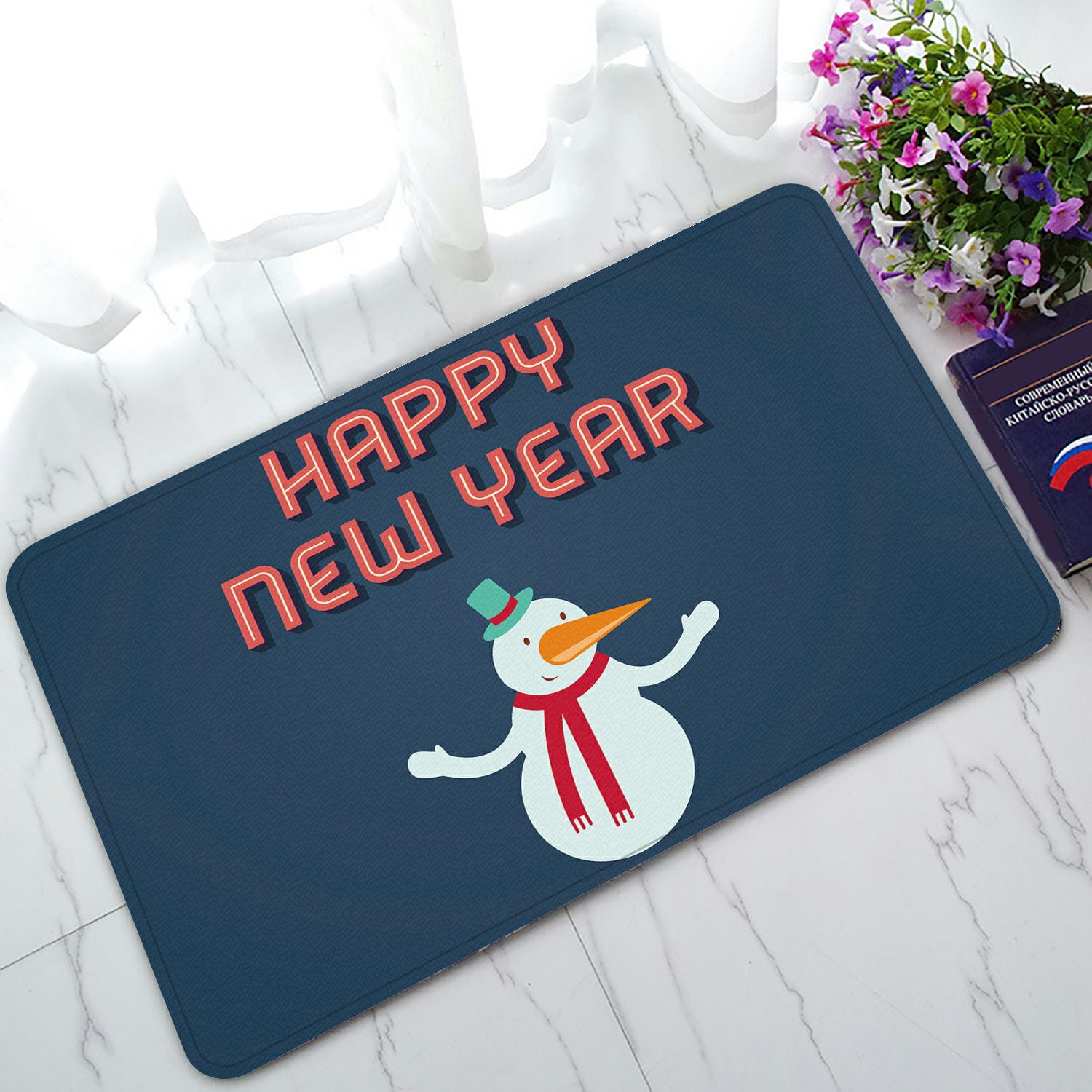 ZKGK Winter Snowman NonSlip Doormat Indoor/Outdoor/Bathroom Doormat 30