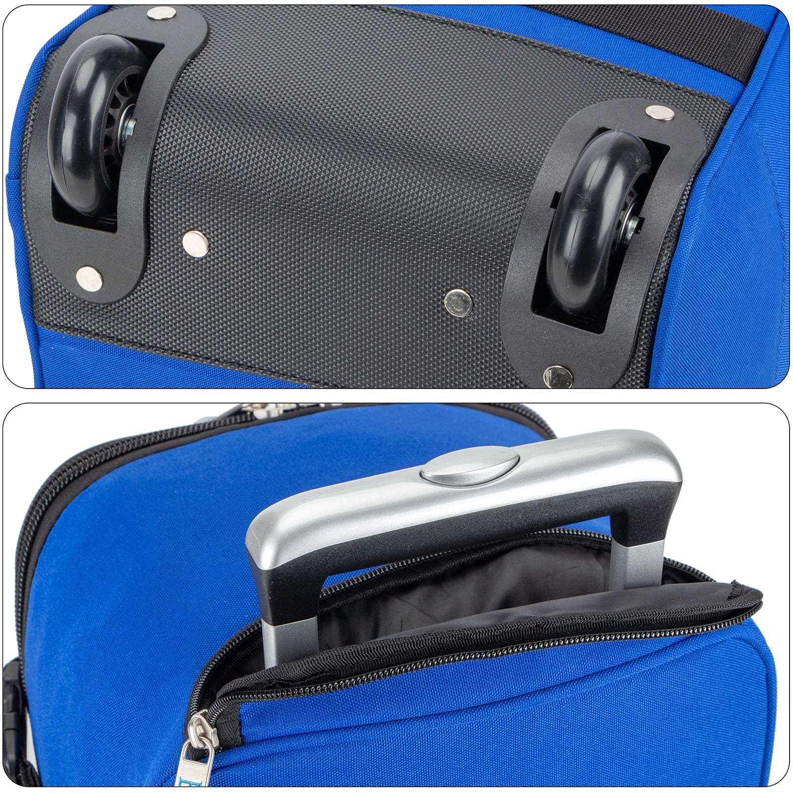 17x10x9 Inches United Airlines Rolling Personal Item Under Seat Travel Bag Suitable For Major Airlines, Rolling Travel Bag Design  (Navy)