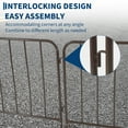 thumbnail image 3 of Accreate Interlocking Steel Barricade – Heavy-Duty Metal Barrier with Rust-Proof Powder Coat, Removable Bridge Feet & Tool-Free Assembly for Outdoor Event Crowd Control, Marathon & Construction, 3 of 7