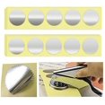 thumbnail image 4 of 200 Uds. Pegatinas en relieve, sellos de certificado de oro metálico en blanco, pegatinas de papel de aluminio en relieve, pegatinas de borde festoneado, sello en relieve, sellado en blanco, 4 of 5
