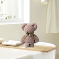 thumbnail image 6 of DAMAI Bear Bath Towel Gift, Cute Bear Folded Towel, Soft Coral Fleece Hand Towel Gifts for Wedding Valentine's Day Birthday Wife Mother Grandmother, 6 of 6