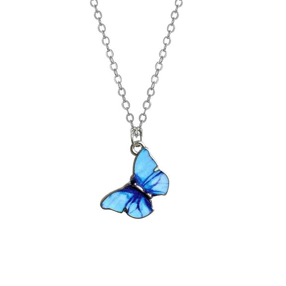 CILENON Butterfly Necklace Pendant For Women Pendant Women'S Necklaces Birthday Gift For Mom Women Wife (G,One Size)