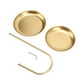 thumbnail image 1 of BANDEJA DE FRUTAS DE 2 NIVELES, BANDEJA DE FRUTA DE MATERIAL DE METAL DE HIERRO DE ORO ESTILO NÓRDICO SIMPLE CAFÉ, 1 of 7