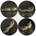 thumbnail image 4 of Retro Ginseng Decor Brass Ornament for Office Decoration 2Pcs, 4 of 5