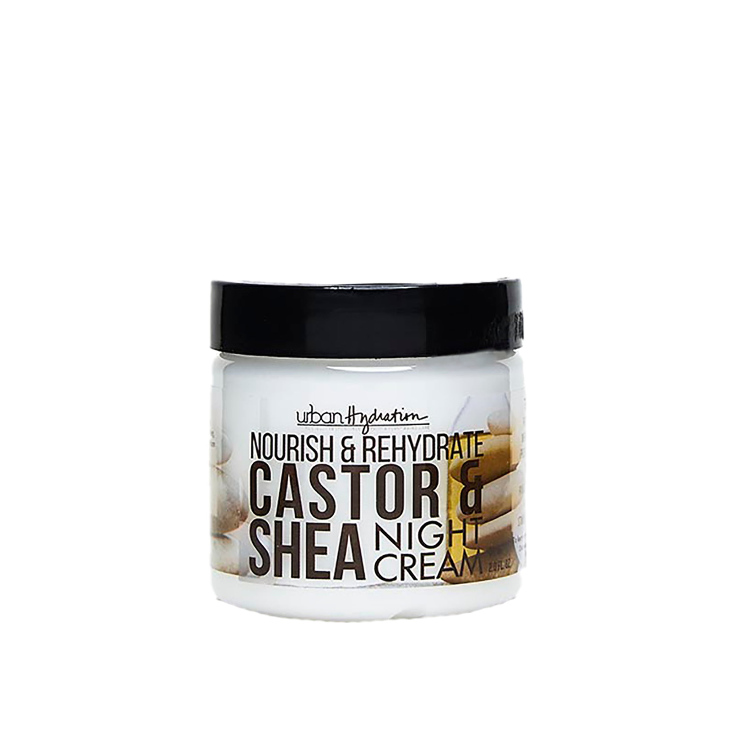Urban Hydration Castor & Shea Nourish & Rehydrate Night Cream for Dry Skin, 2 fl oz