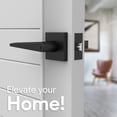 thumbnail image 2 of Mega Handles | Schein Entry Lever | Matte Black, 2 of 3