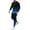 Blue, variant on Stamzod Men's Tracksuits 2 Piece Casual Athletic Jogging Outfits Fashion Print Casual Long Sleeve T-Shirt Pants Set Sportswear Athletic Jogging Suits