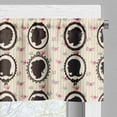 thumbnail image 3 of Ambesonne Vintage Woman Window Valance, Diva Silhouettes, 54" X 12", Multicolor, 3 of 5