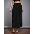thumbnail image 6 of Women'S Midi Pencil Skirt Side Slit High Waisted Bodycon Casual Long Skirts, 6 of 8