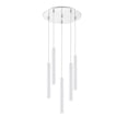 thumbnail image 5 of Z-Lite Forest 5 Light 14" Round Modern Steel LED Pendant in Chrome, 5 of 7