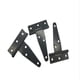 thumbnail image 5 of Promoción, bisagra en T, bisagra triangular, bisagra en T resistente, triángulo galvanizado de 4 pulgadas, negro, se puede utilizar para colgar puertas de armarios, puertas de jardín, cajas de madera,, 5 of 5