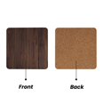thumbnail image 2 of Xecao Vintage Wood for MDF Cork Coaster 4 Pcs,Drink Coasters,Suit for House Warming Gifts New Home ,Coffee Table Decor-Square, 2 of 7