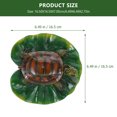 thumbnail image 3 of MasteelfCA 1Pc Floating Pond Decor Floating Turtle Ornament Simulation Turtle Figurine, 3 of 8