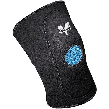 Valeo Neoprene Open Patella Knee Support, Black