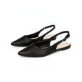 thumbnail image 4 of BLISSFUL STEP Valentine's Women's Shoes Slingback Pointed Toe Flat Shoes Black-1 7, 4 of 6