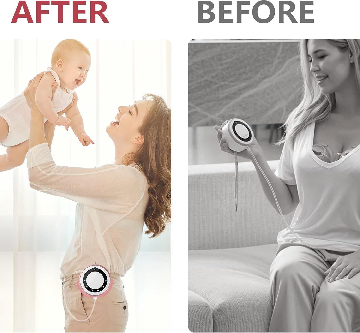 Pump Holster Case for Momcozy V1 Pro, Hands-Free Portable Breast Pump Holder, Lightweight Secure Design for Comfortable On-The-Go Use, Prevents Slipping and Discomfort