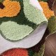 thumbnail image 3 of Alfombra Irregular de Verde y Amarillo, Alfombra de de Hierba, Dormitorio, Cocina, Lavadero, Alfombra Antideslizante, 3 of 5
