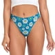 thumbnail image 1 of Balery Daisies Flowers Tangas de Algodón para Mujer con Estampado – Ropa Interior Sexy, Transpirable, G-string-Small, 1 of 6