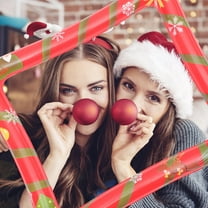 HOMEMAXS Plastic Christmas Decorations Accessories for Party Supplies Rack 2Pcs Assorted Color