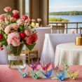 thumbnail image 4 of ETHZZLE 50Pcs Origami Wedding Cranes Glittering Hanging Decor for Romantic Events and Photo Backdrop, 4 of 6