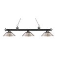 thumbnail image 1 of Z-Lite Rivera 3 Light Game Table Light in Brushed Nickel, 1 of 1