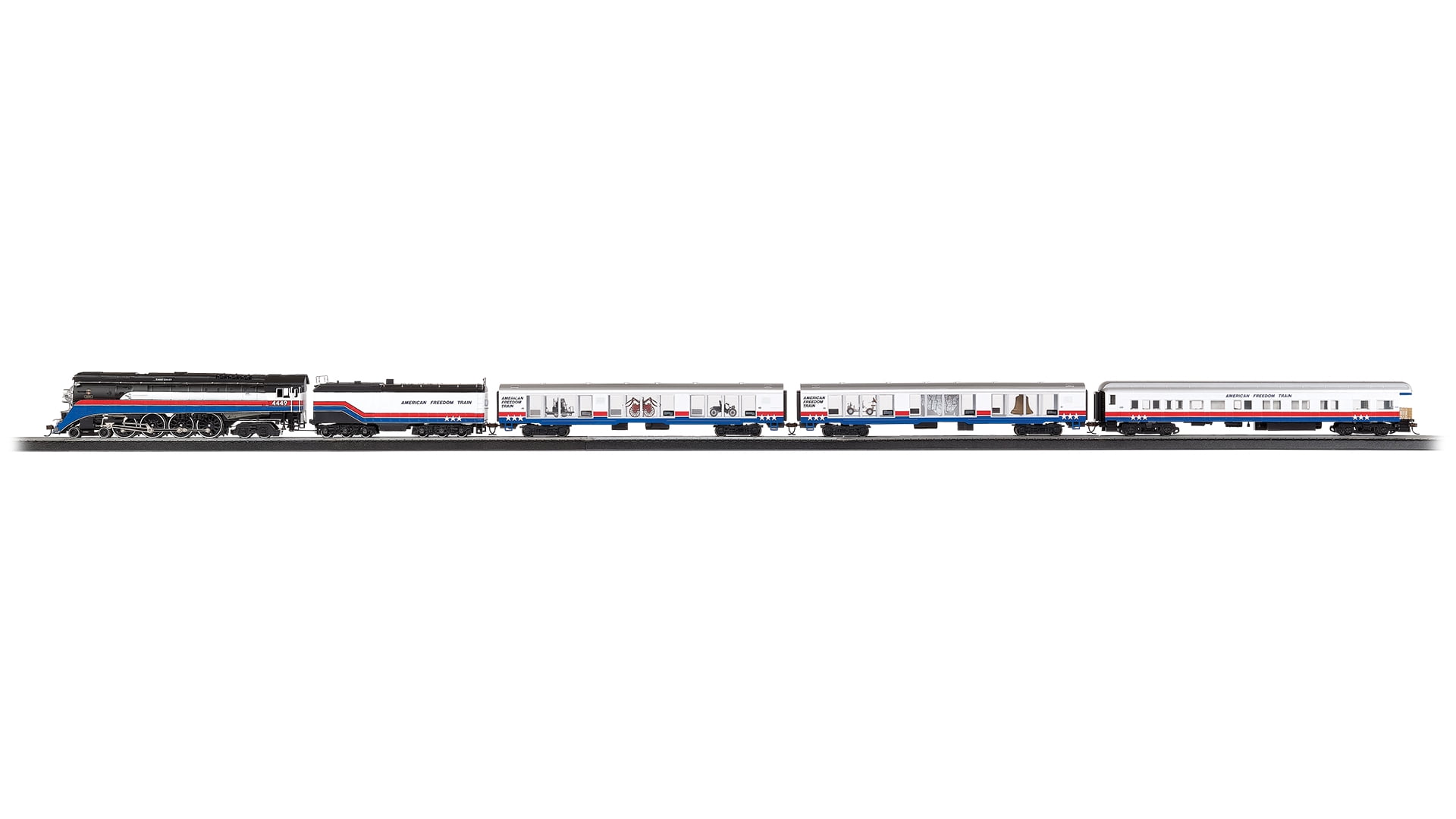 Bachmann Trains - AMERICAN FREEDOM TRAIN - Ready To Run Electric Train Set - HO Scale