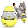 thumbnail image 1 of Dispensador de golosinas para perros, vaso de juguete, divertido palo para gatos, estimulación para gatos, rompecabezas, alimentador, juguete para mascotas, bola dispensadora de cr, 1 of 5
