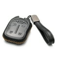 thumbnail image 5 of Vitodeco Genuine Leather Smart Key Fob Case with Leather Strap Compatible for GMC Acadia, GMC Terrain (2017 - 2025 Models ) - 5-Button, Black, 5 of 5