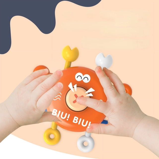 Baby Finger Push And Grab Toys, Baby Early Education Puzzle Grab Pull Training