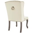 thumbnail image 5 of Modway Viscount Modern Accent Performance Velvet Dining Chair in Green, 5 of 7