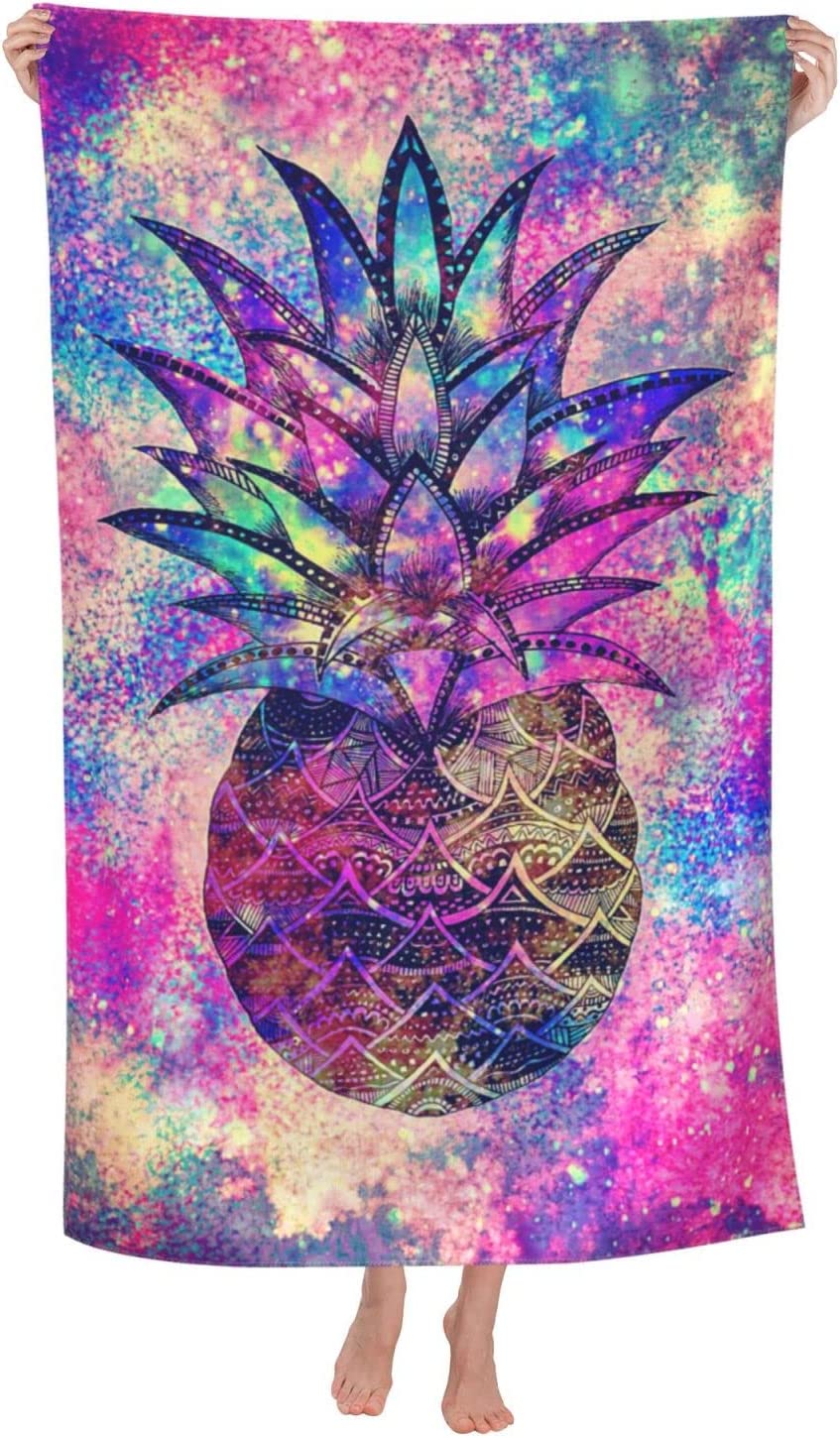 Mermaid Beach Towels for Girls, Personalized Beach Towels for Kids Beach Towels for Toddler/Baby