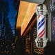 thumbnail image 1 of Luces giratorias para poste de barbero, tiras LED, letreros de , iluminación montada en la pared, letrero de salón de belleza abierto para equipo, Baoblaze Luz de poste de barbero, 1 of 8