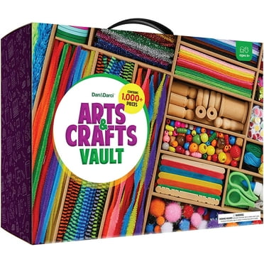 Dan And Darci Arts And Crafts Vault Supply Set Box Craft Kit 1000 Plus Piece