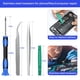 thumbnail image 5 of Juego de destornilladores Torx 12 en 1 de Kingsdun con pinzas, color azul, 5 of 7
