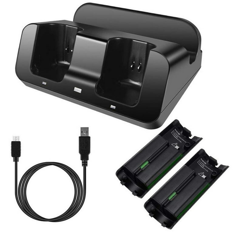 FAMKIT Wii U Gamepad Charger, 3 in 1 Charger Dock Stand Station